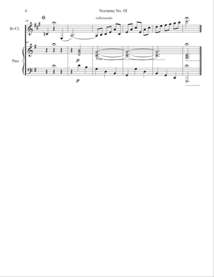 Nocturne No. 3 Chamber Music scores gallery preview page 6