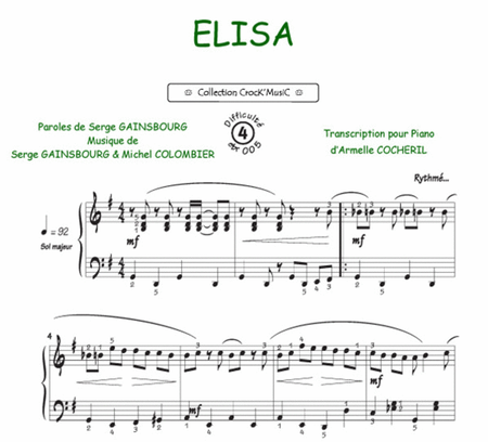 Elisa (Collection CrocK'MusiC) image number null