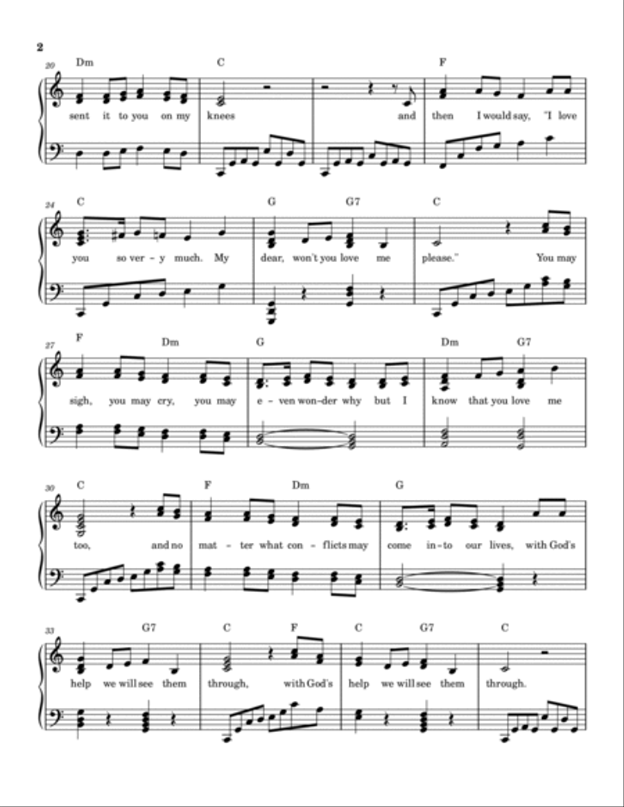 If I Could Give You the Sun Voice scores gallery preview page 2