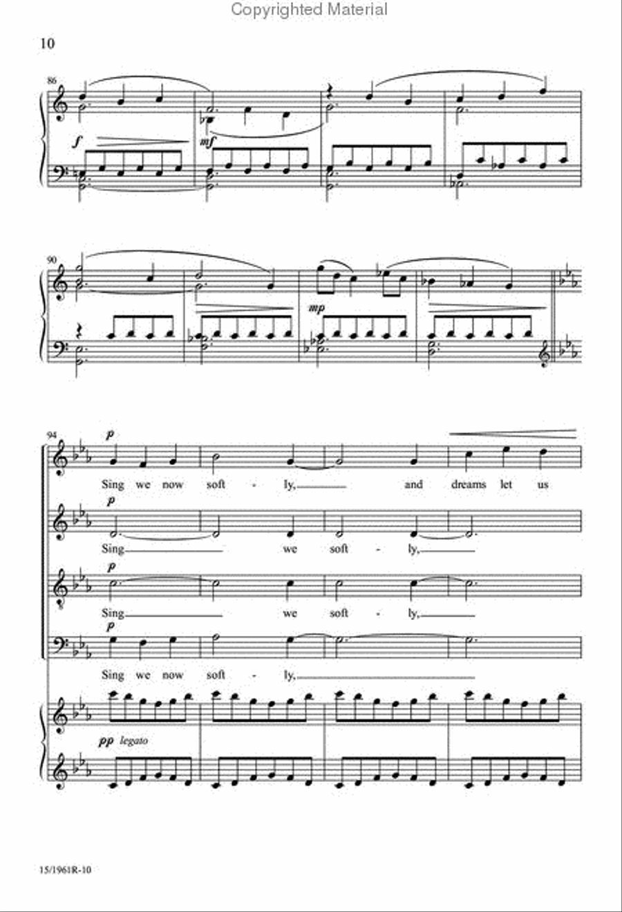 Sing All Ye Joyful 4-Part scores gallery preview page 9