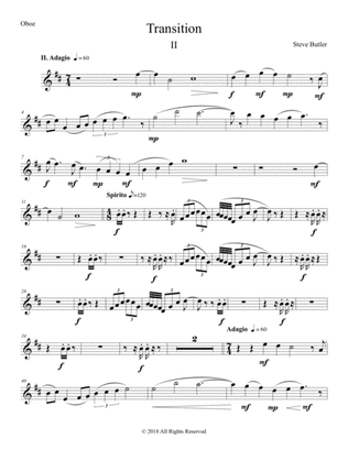 Transition II Part: Oboe