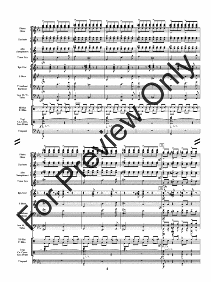 Mobbusters (Score) Concert Band scores gallery preview page 7