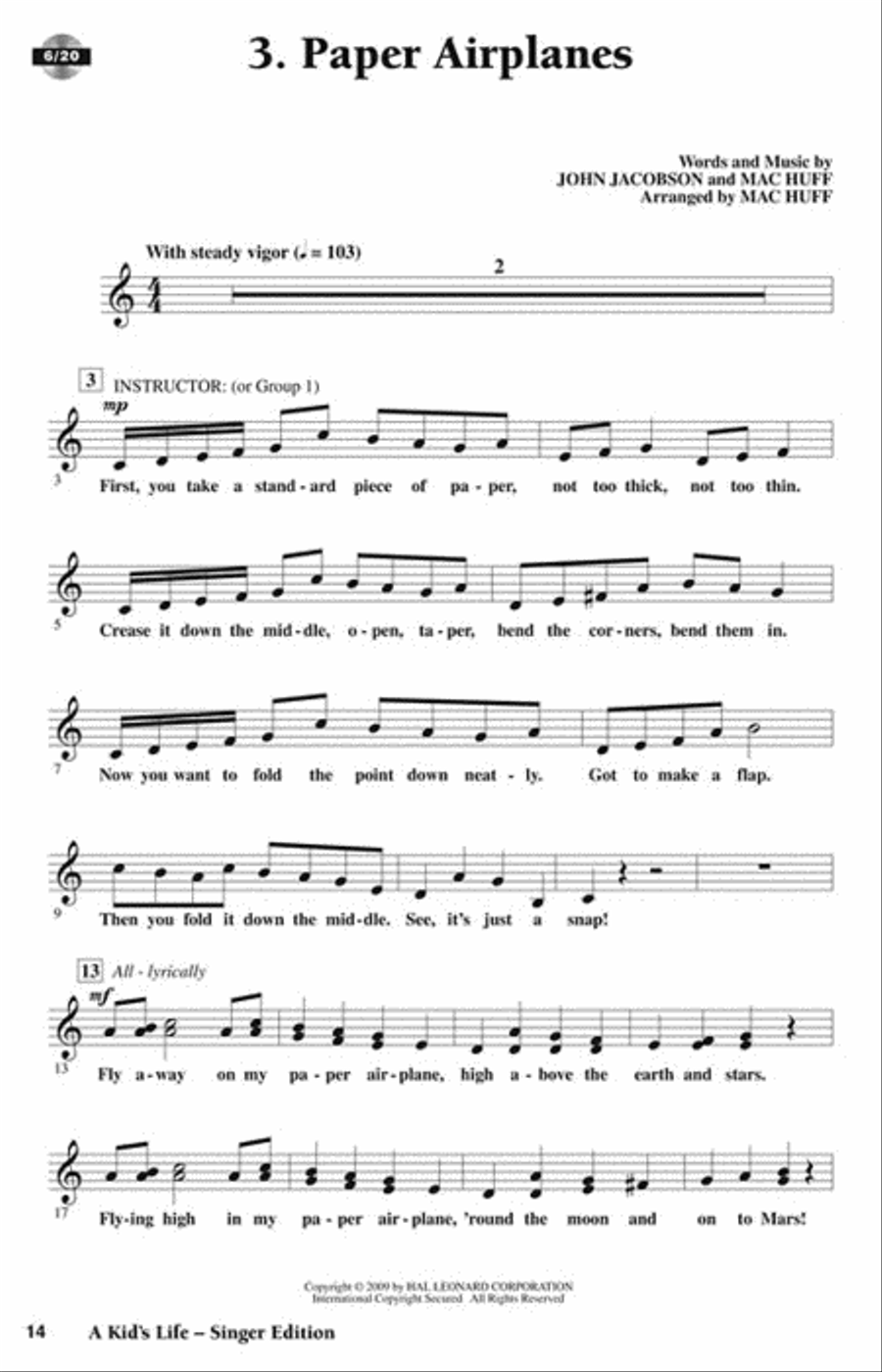 A Kid's Life Choir scores gallery preview page 4