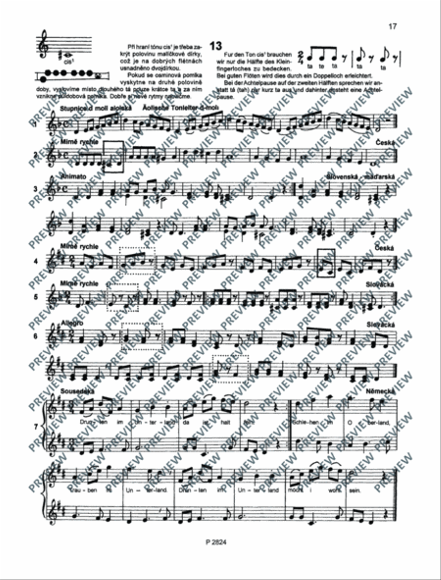 School for Descant Recorder Soprano Recorder scores gallery preview page 18
