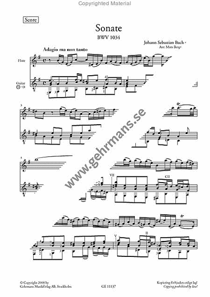 Sonate - E minor