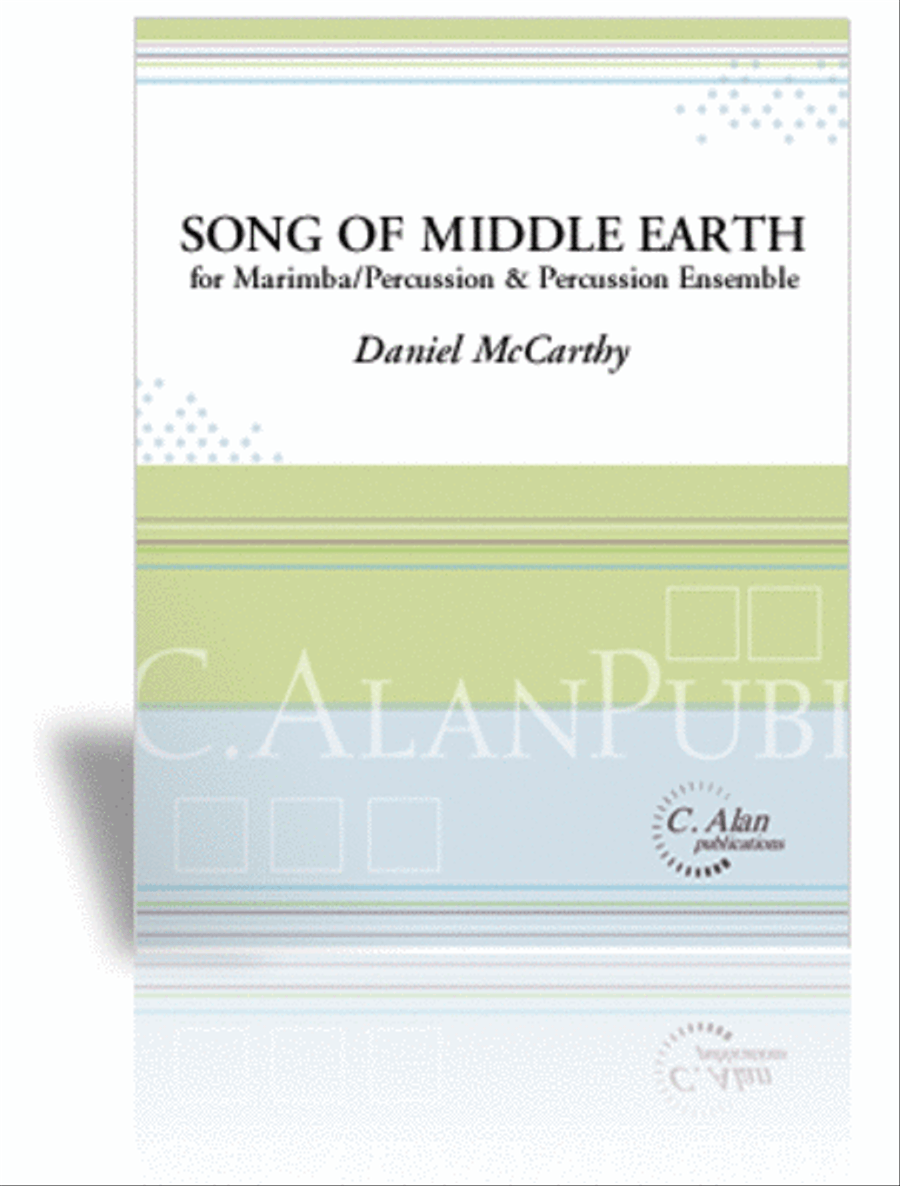 Song of Middle Earth Percussion Ensemble scores gallery preview page 1
