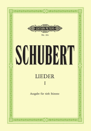 Book cover for Schubert - Songs Vol 1 92 Songs Low Voice