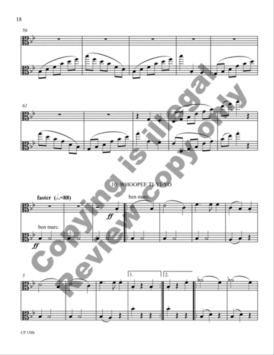 Cowboy Suite (Viola Version) Viola scores gallery preview page 23