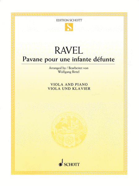 Pavane Pour Une Infante Defunte For Viola And Piano