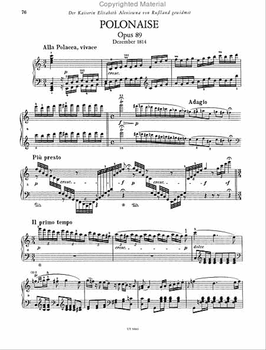 Selected Piano Pieces