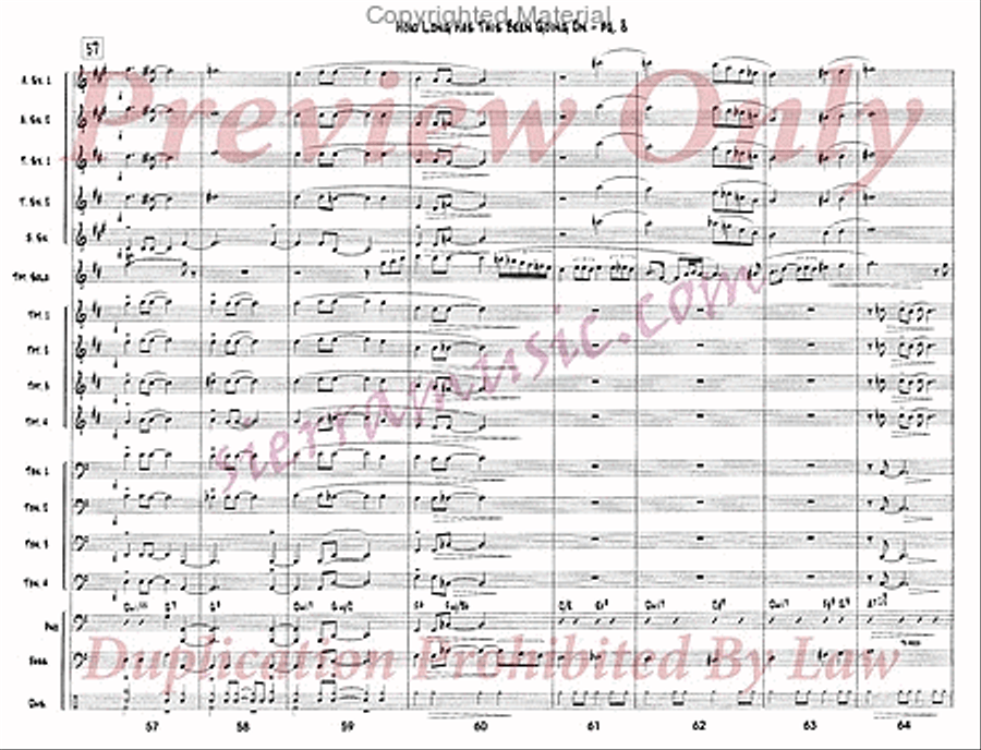 How Long Has This Been Going On Jazz Ensemble scores gallery preview page 9