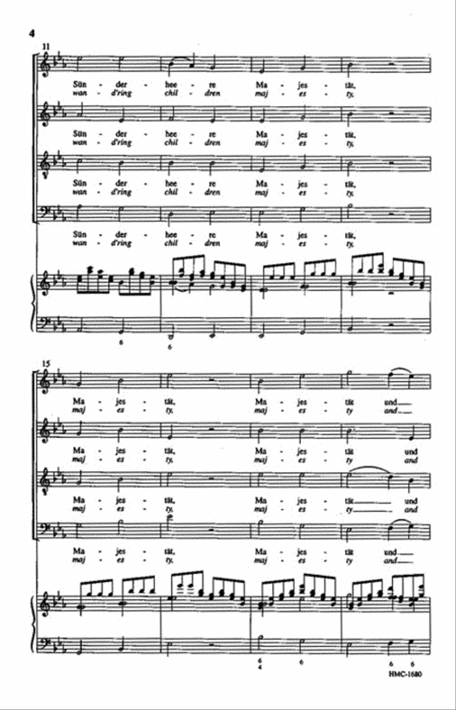 <br>Sheet music extract