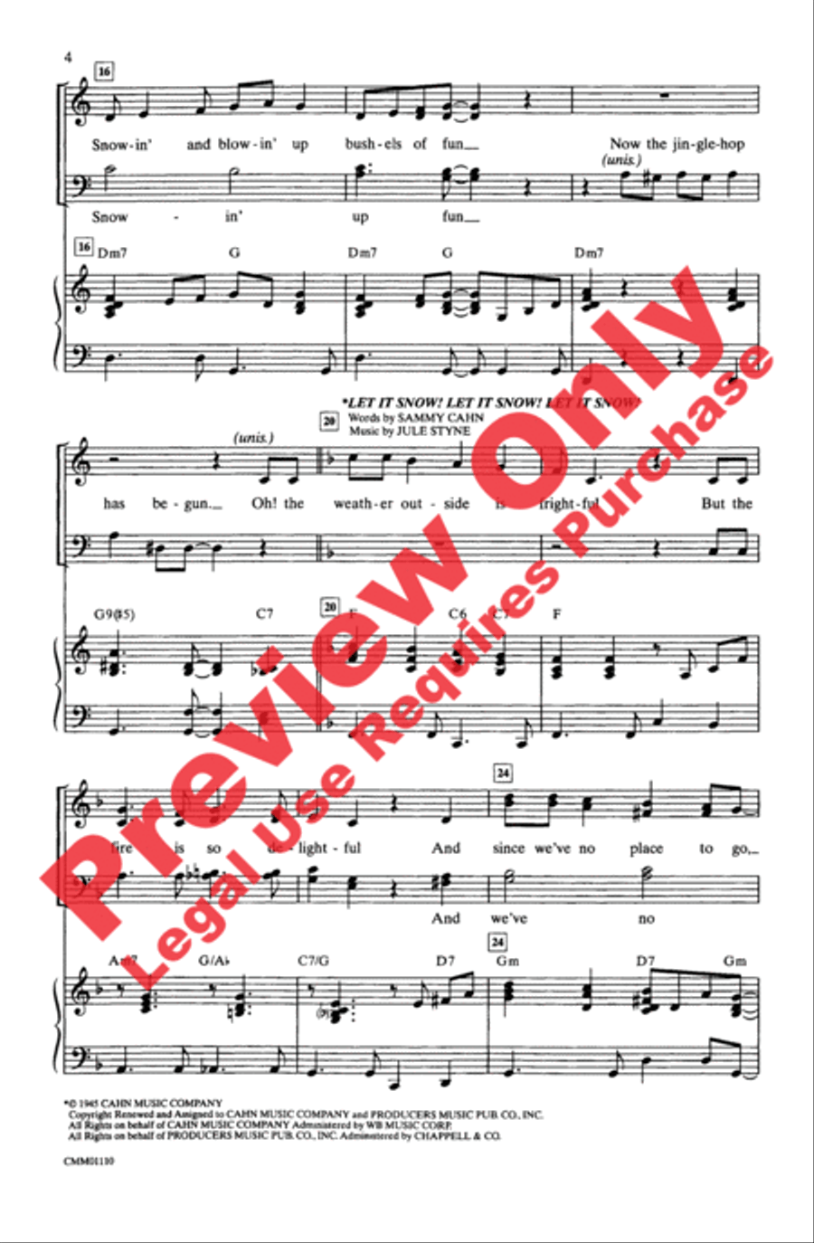 A Bit of Holiday Cheer A Bit of Holiday Cheer 4-Part scores gallery preview page 4