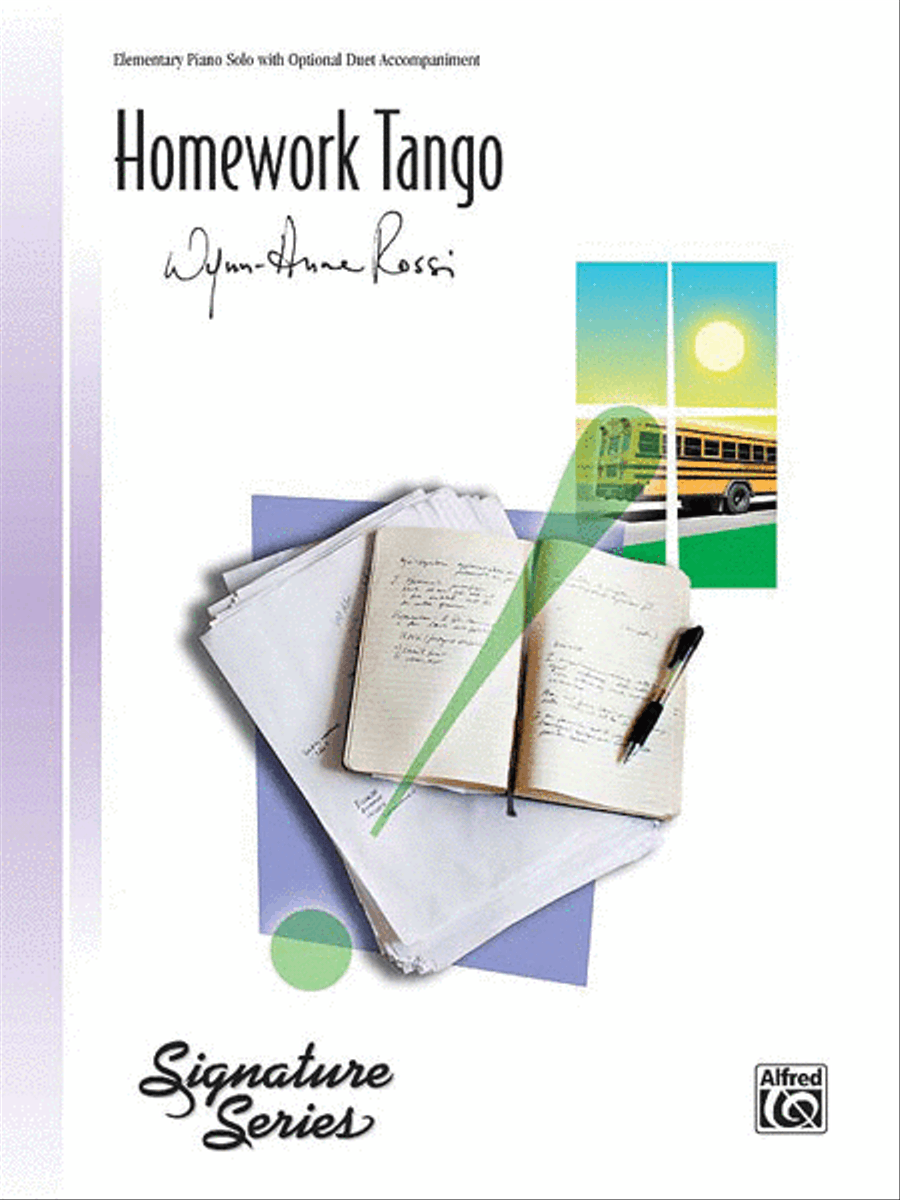Homework Tango Easy Piano scores gallery preview page 1