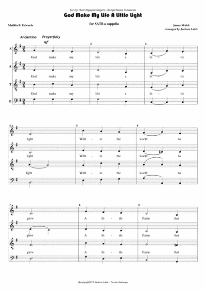 HYMN Collection for SATB a cappella