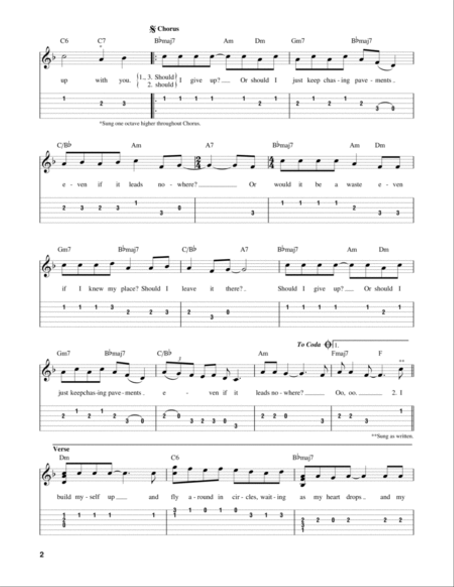Chasing Pavements Chasing Pavements Acoustic Guitar scores gallery preview page 2