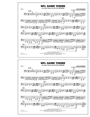 Book cover for NFL Game Theme - Tuba