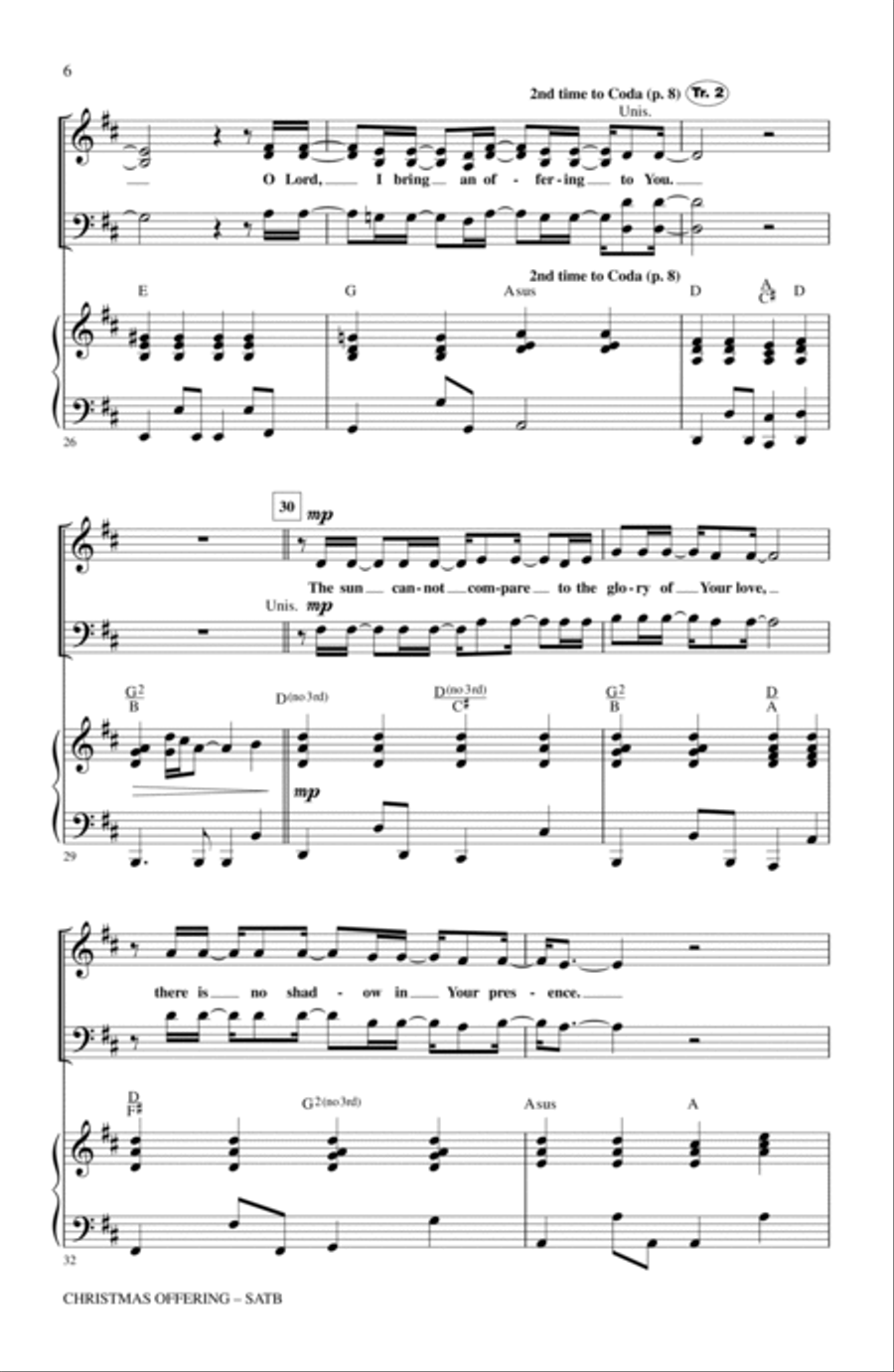 Christmas Offering Christmas Offering 4-Part scores gallery preview page 4