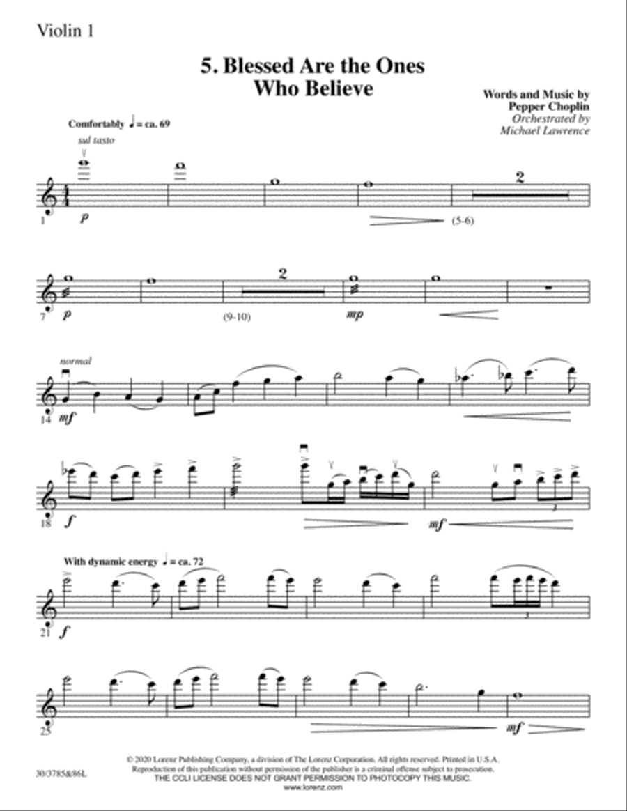 Once Upon a Morning - Set of Parts Choir scores gallery preview page 16