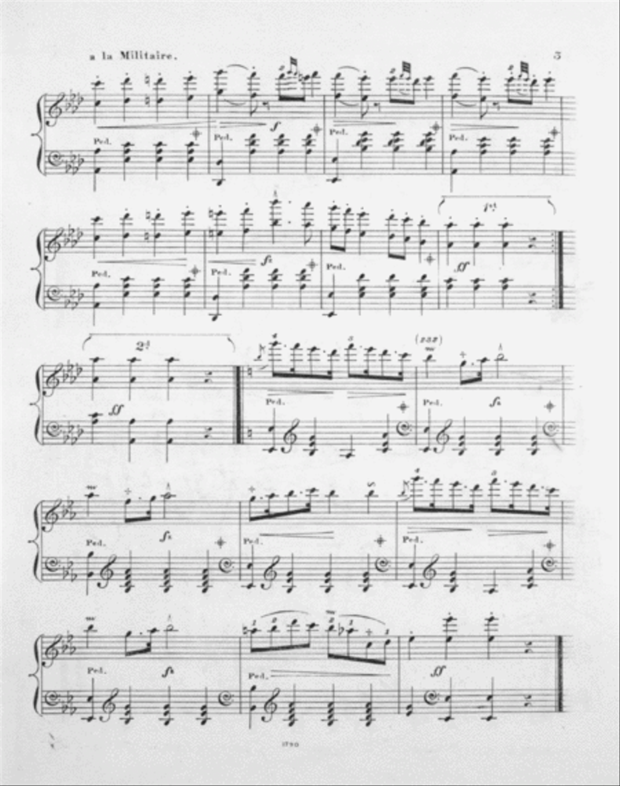 Gipsey Schottisch Piano Solo scores gallery preview page 3