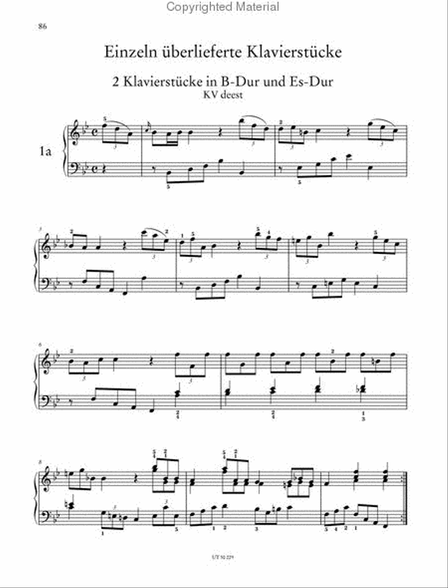 Piano Pieces - Volume 1 Chamber Music scores gallery preview page 6