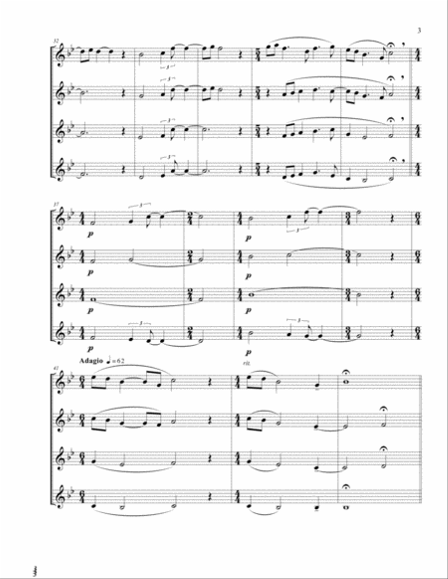 Sometimes a Rainbow Brass Ensemble scores gallery preview page 3