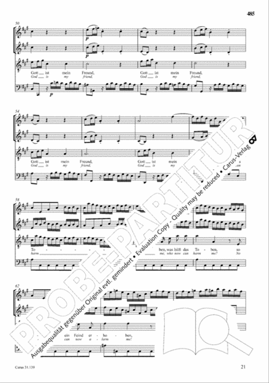 The Complete Sacred Vocal Works (Das geistliche Vokalwerk) Voice scores gallery preview page 486
