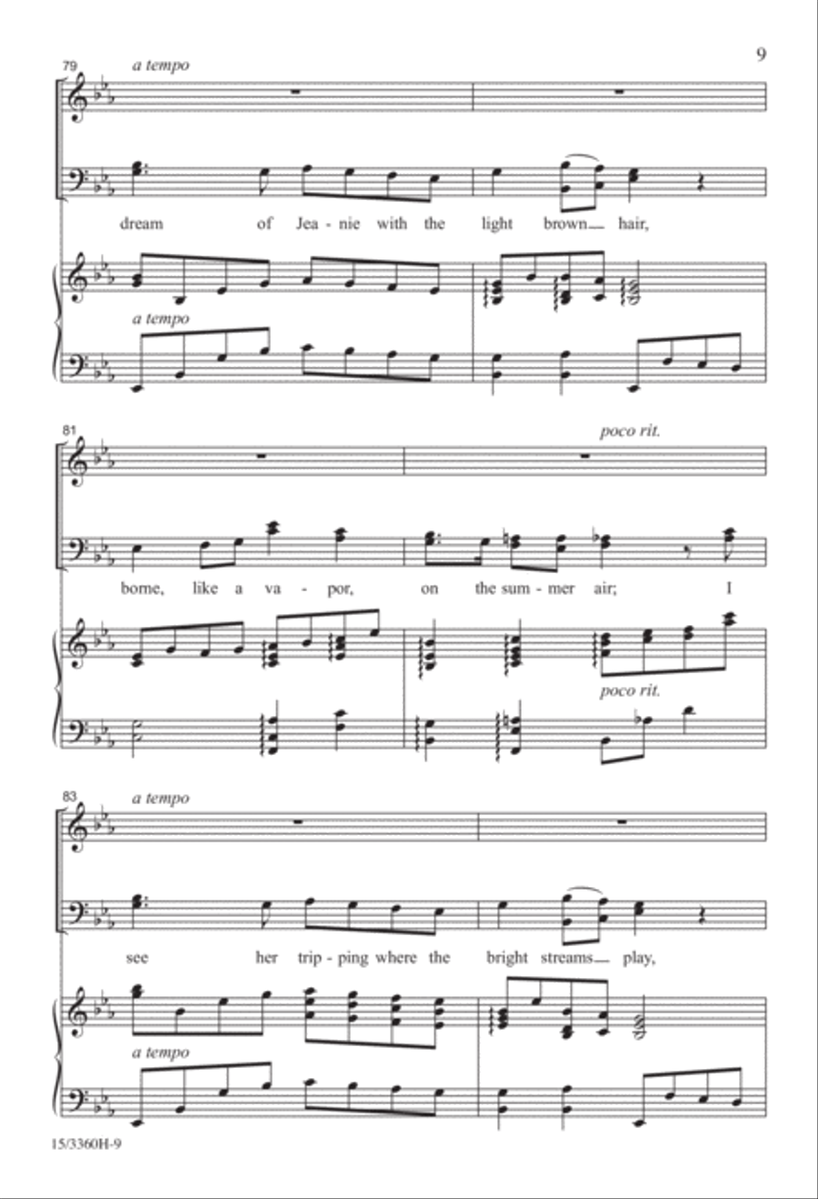 My Banjo on My Knee My Banjo on My Knee 4-Part scores gallery preview page 9