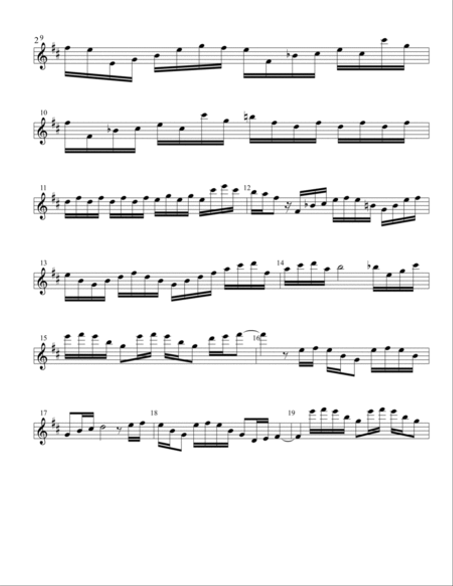 Two Brothers (Flute Ballad) Flute Solo scores gallery preview page 2