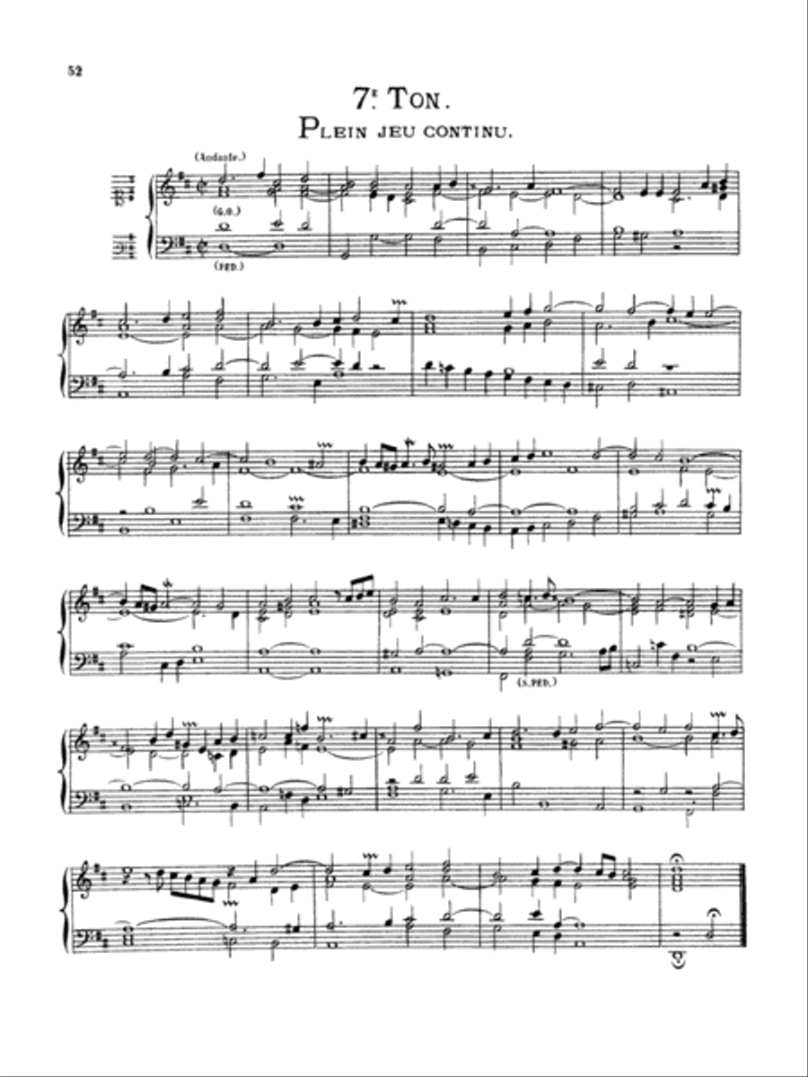 Boyvin: Organ Works, Volume I Organ scores gallery preview page 1