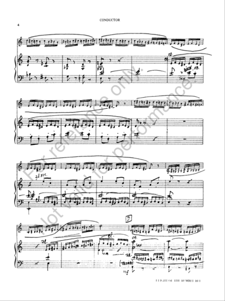 Flight of the Bumblebee Concert Band scores gallery preview page 5