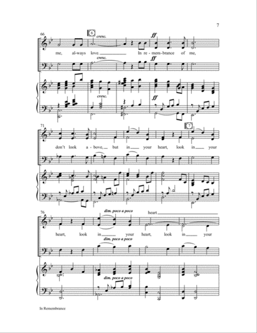 In Remembrance 3-Part scores gallery preview page 7