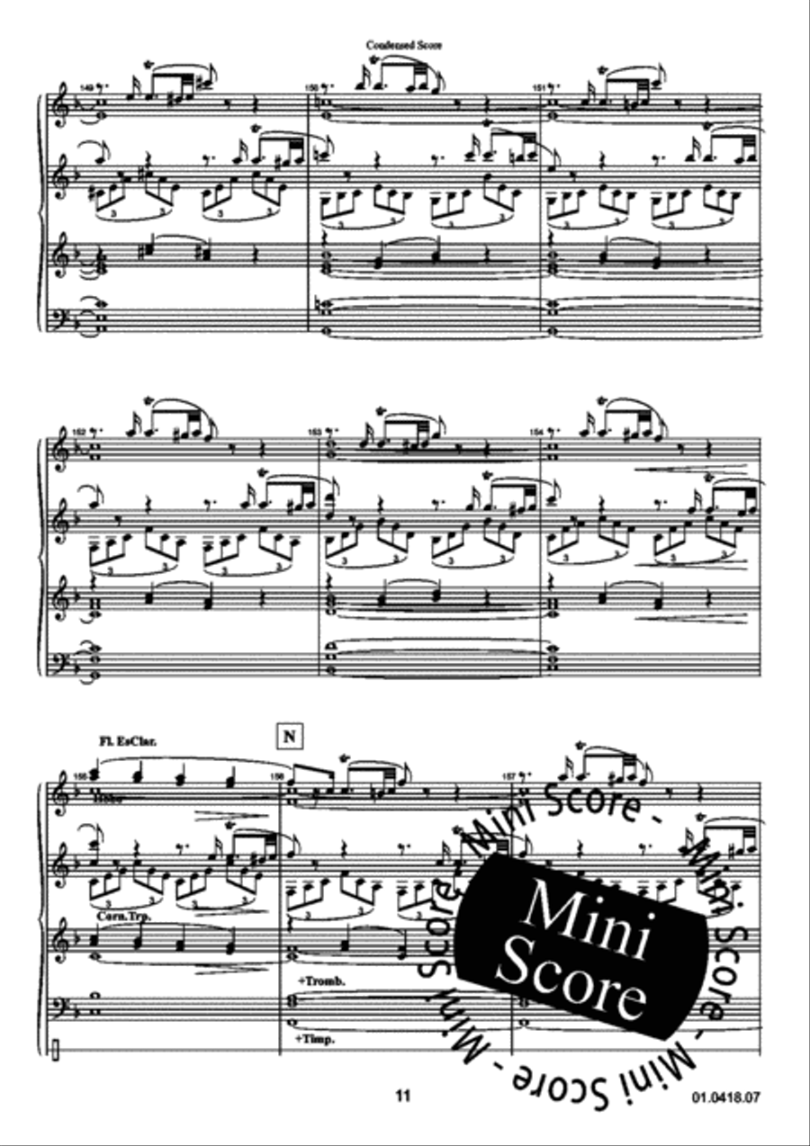 Norma Ouverture Concert Band scores gallery preview page 39