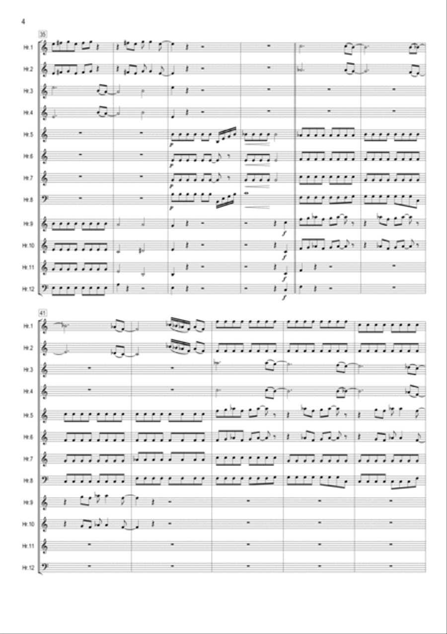 Money, Money, Money Money, Money, Money Horn scores gallery preview page 4