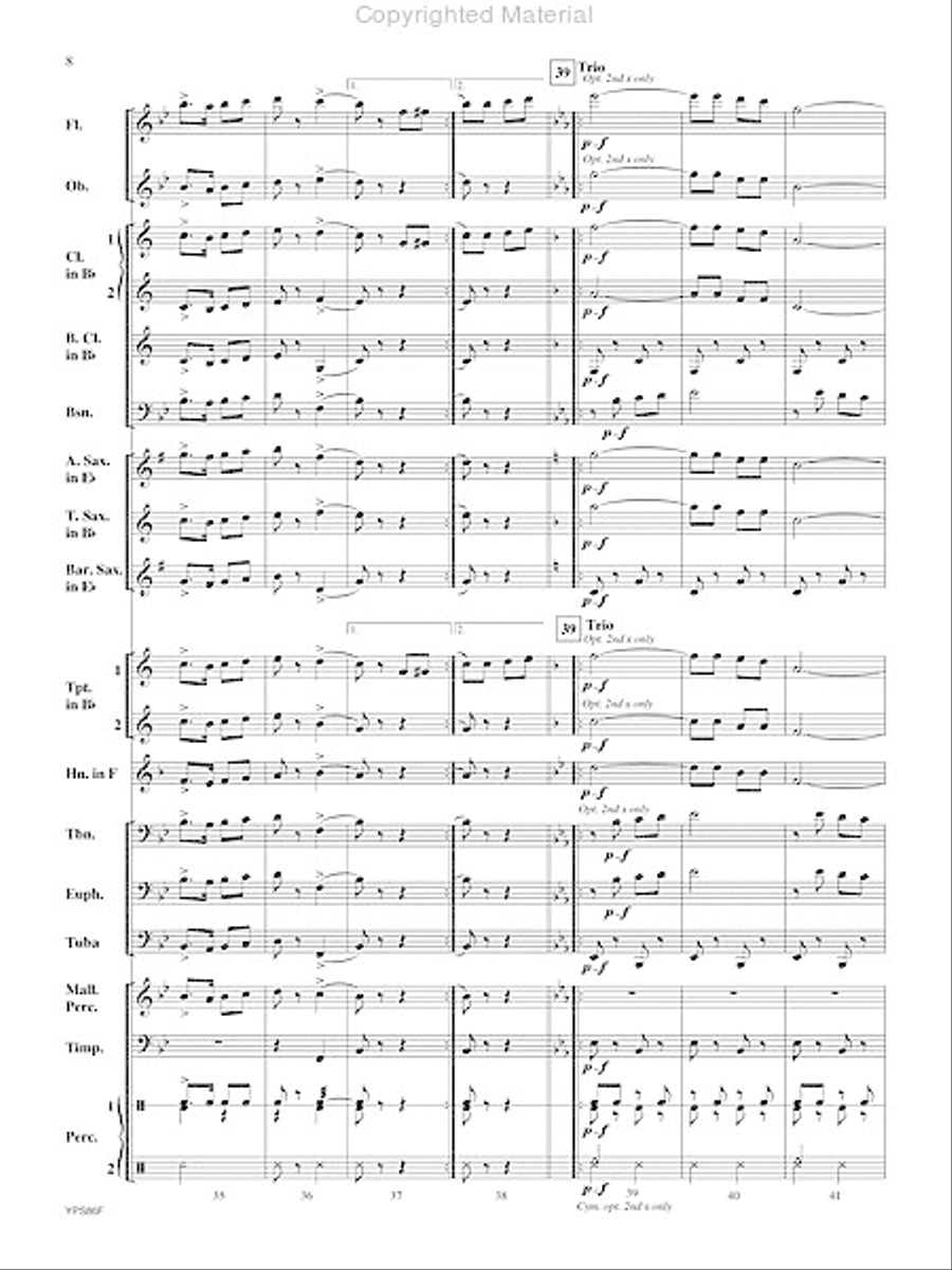 Advance Concert Band scores gallery preview page 9