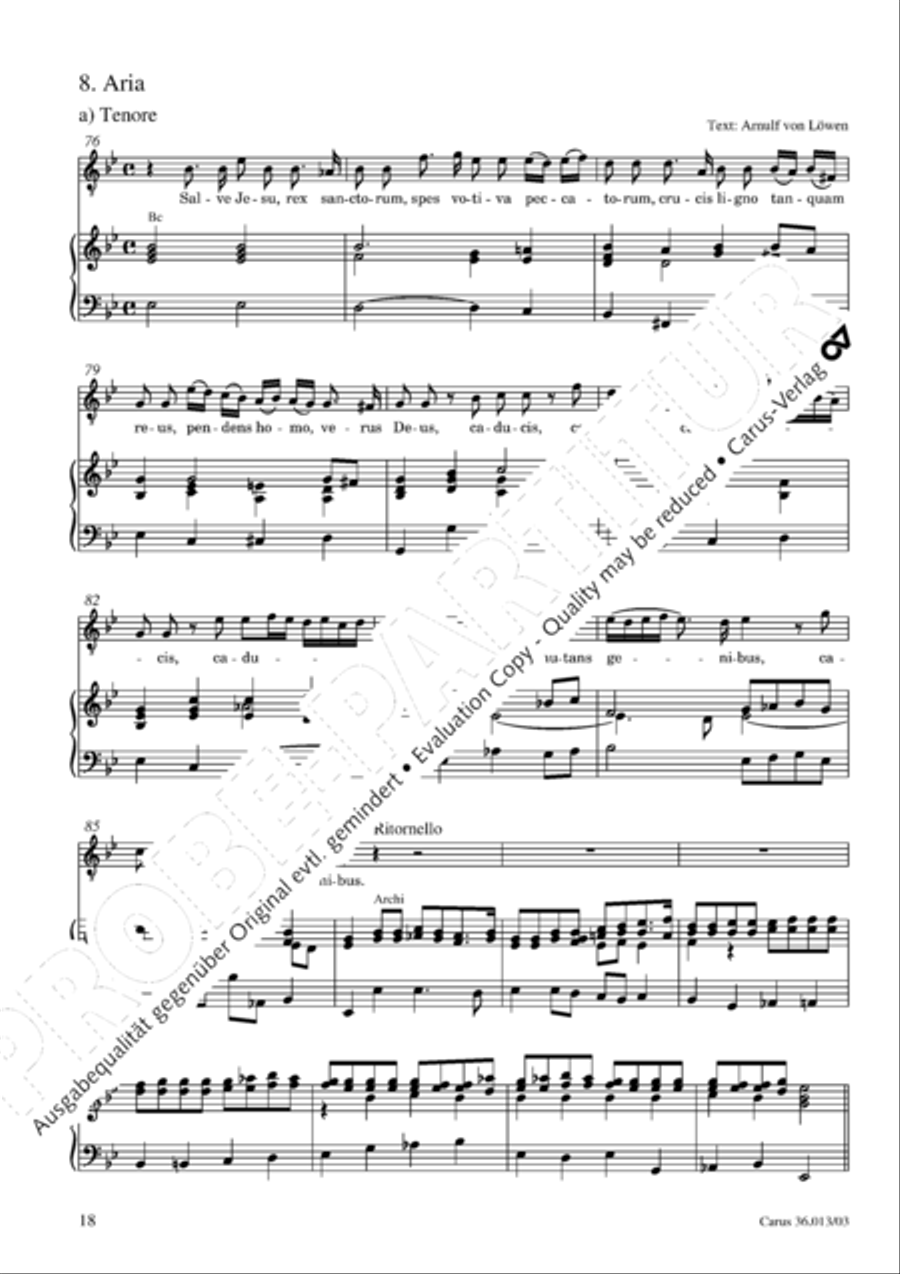 Membra Jesu nostri SSATB scores gallery preview page 19