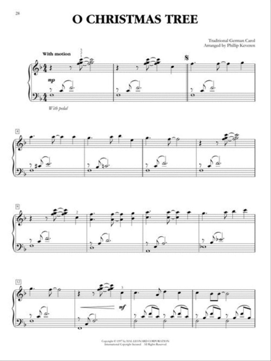 Christmas Reflections Easy Piano scores gallery preview page 6