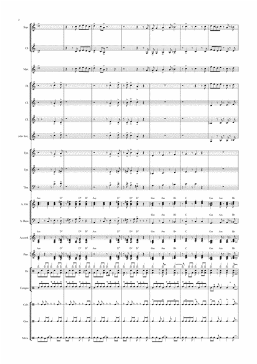 Monena - Samba Jazz Ensemble scores gallery preview page 4
