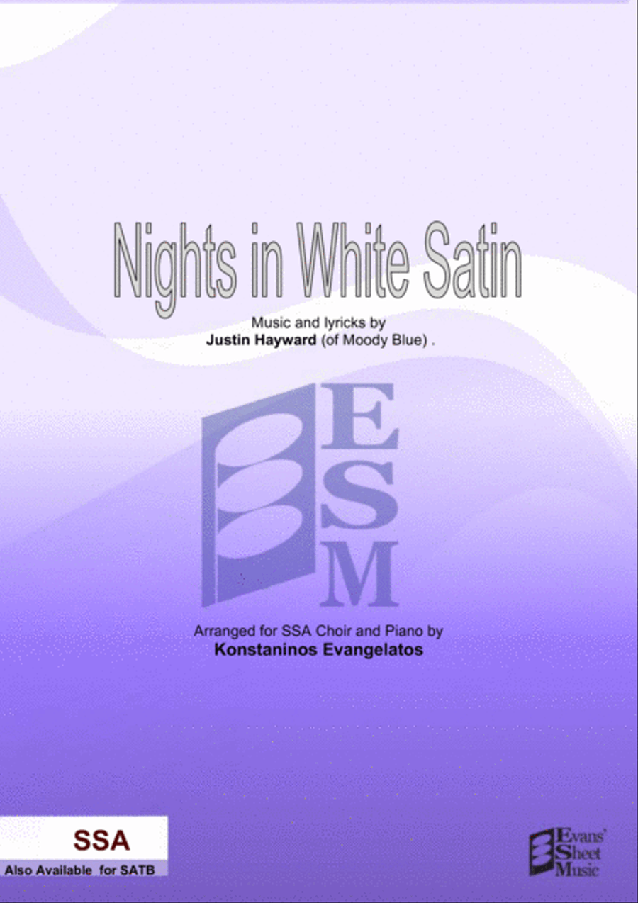 Nights In White Satin SSA scores gallery preview page 1
