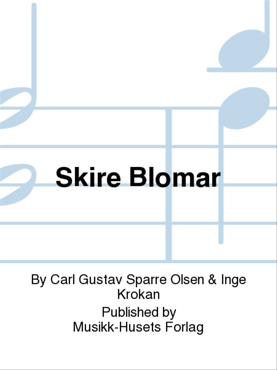 Skire Blomar Mixed Choir scores gallery preview page 1
