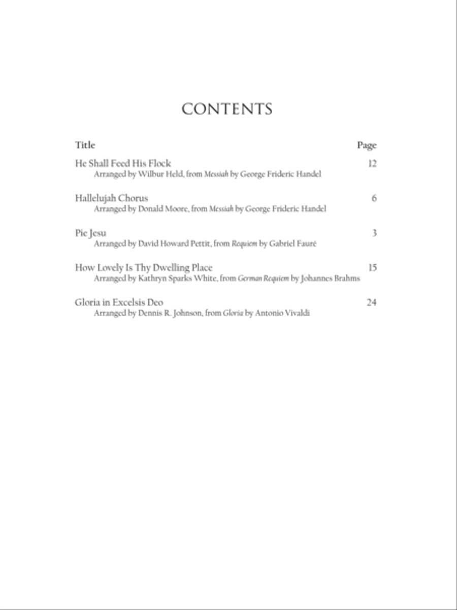 Choral Classics Arranged for Organ Organ Solo scores gallery preview page 2