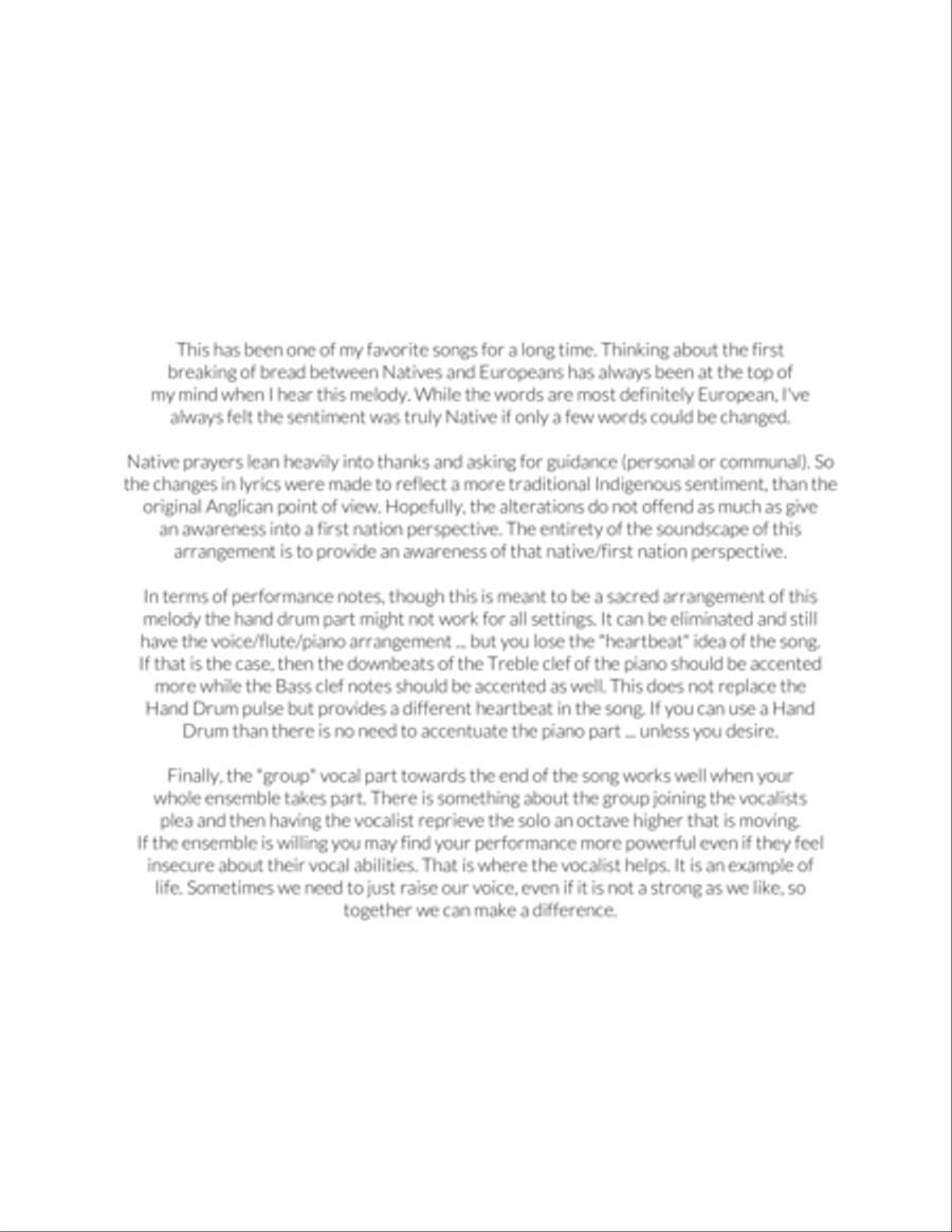 Prayer Of Thanksgiving - For A Flute Flute scores gallery preview page 2