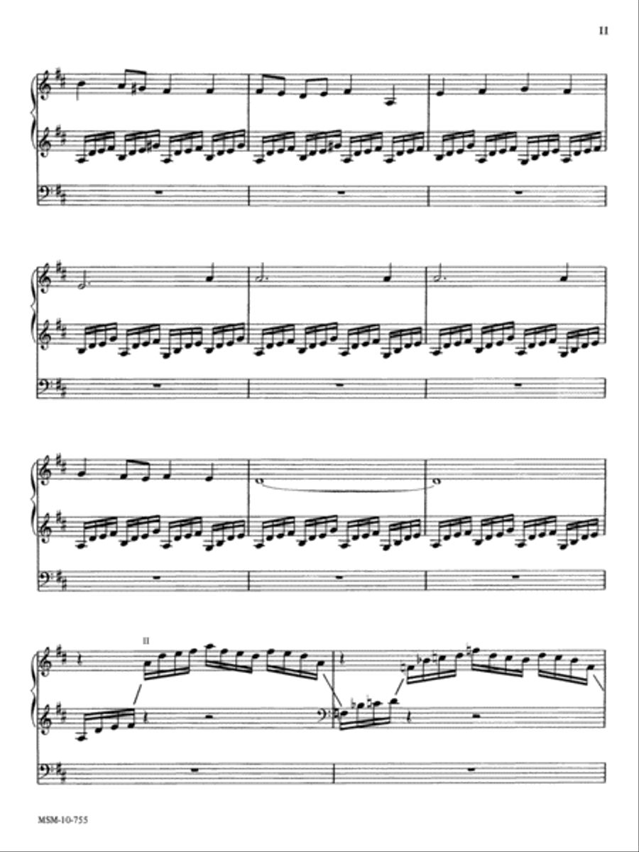 Rejoice, O Pilgrim Throng Organ scores gallery preview page 3