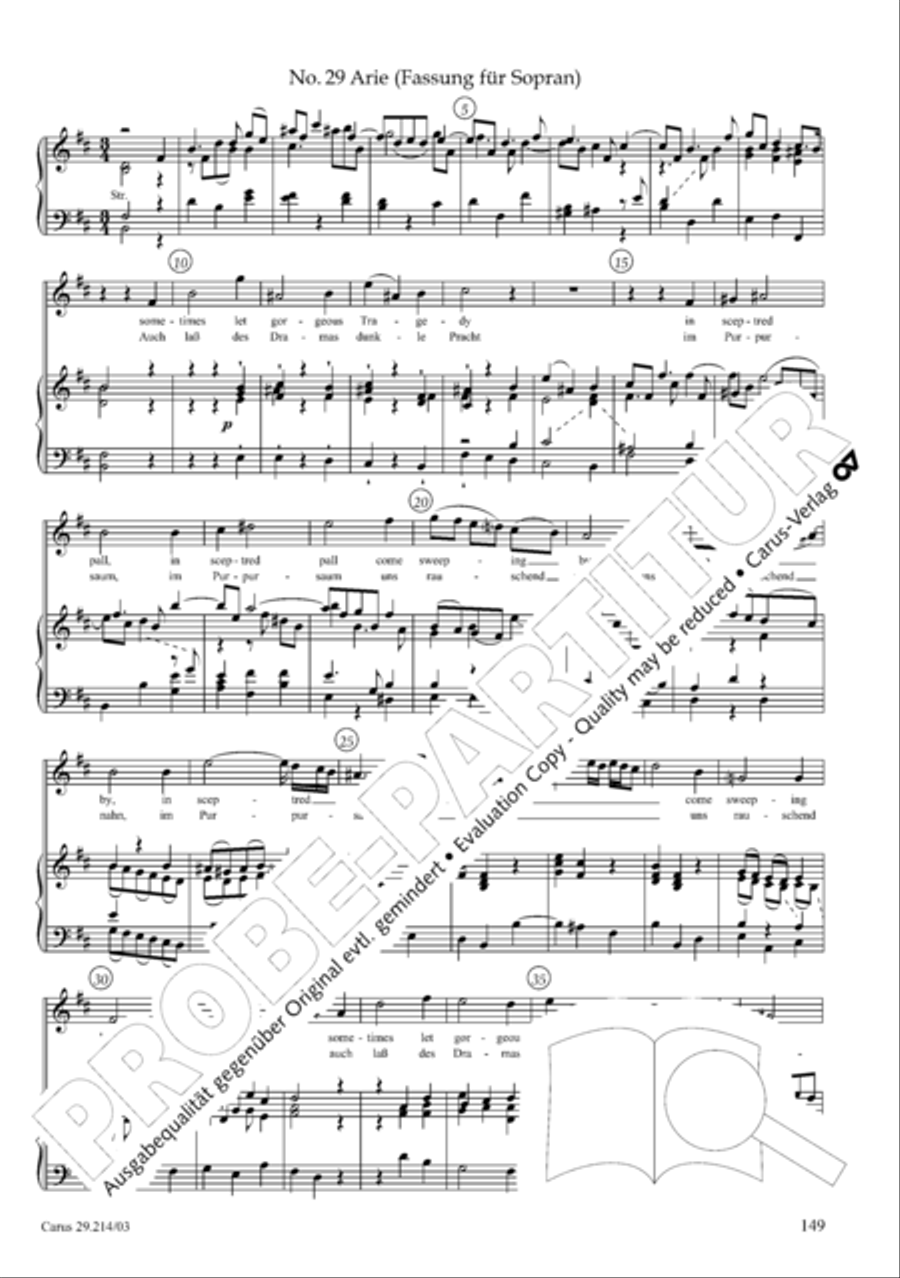 L'Allegro, il Pensieroso ed il Moderato TB scores gallery preview page 150