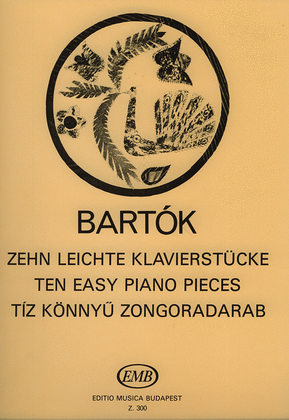 Book cover for 10 Leichte Klavierstücke