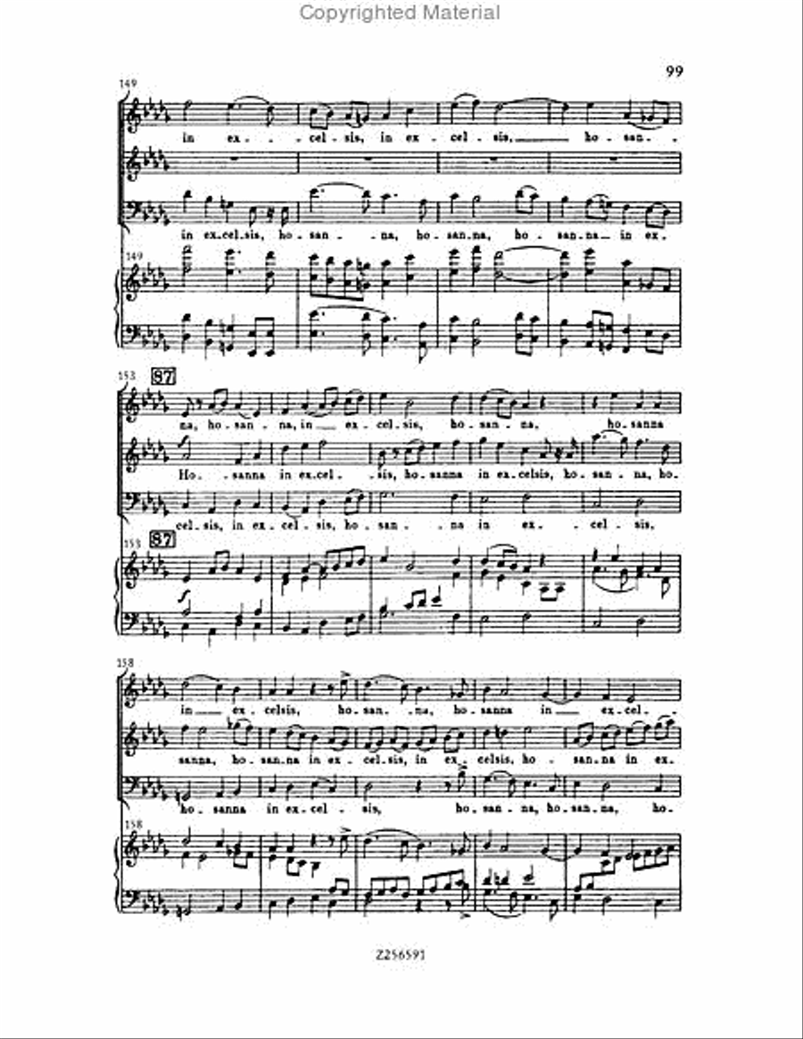 Grande Messe du Morts, H 75 Choir scores gallery preview page 99