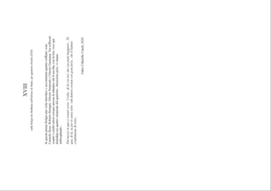 Fabio Cifariello Ciardi: XVIII (ES-22-033) - Score Only String Quartet scores gallery preview page 3