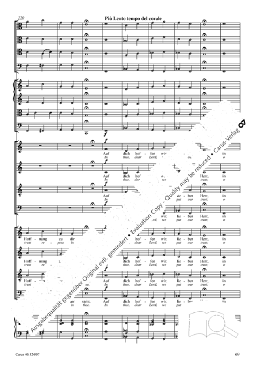 Kyrie in d + Herr Gott, dich loben wir Orchestra scores gallery preview page 70