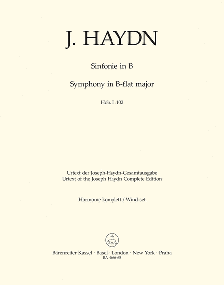 London Symphony, No. 10 B flat major Hob.I:102
