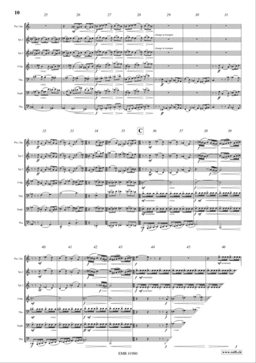 Brass Septet Euphonium scores gallery preview page 7